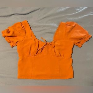 Burnt Orange Crop Top - UT Game Day